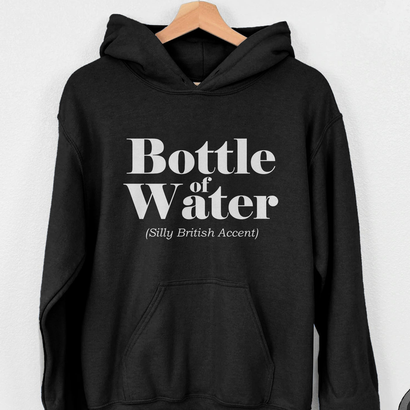 Bottle Of Water Silly British Accent Men's Apparel